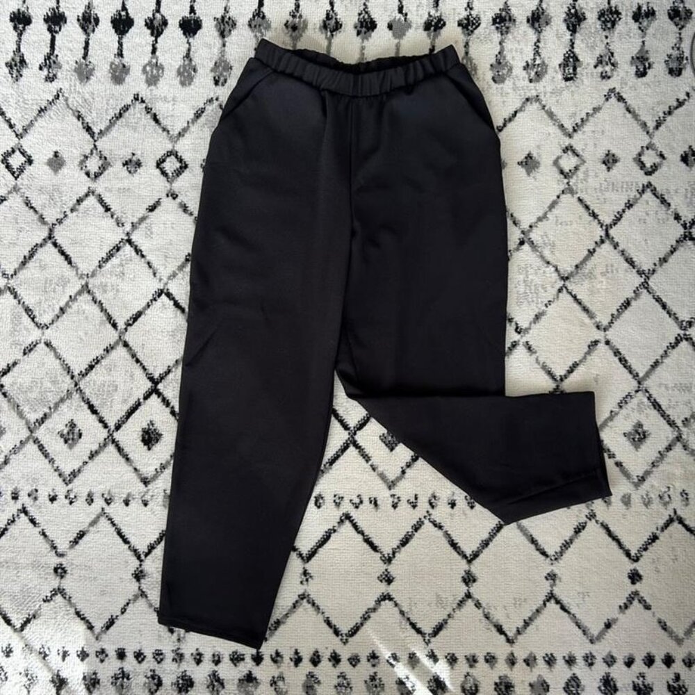 Sophia Reyes Tulip Crepe Pants - Black